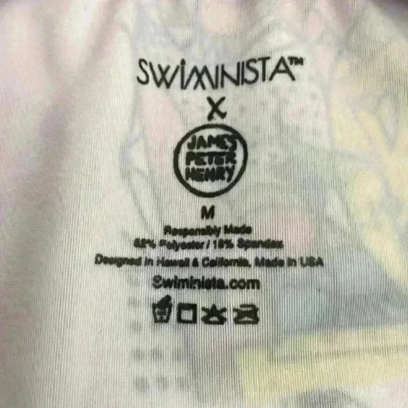 Swiminista x James Peter Henry Board Shorts & Rash guard Shirt Size Medium NWT​​ - Picture 9 of 9
